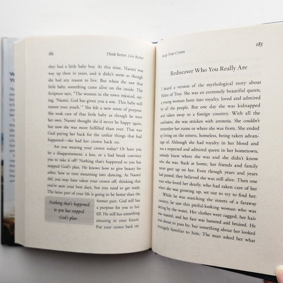 Think Better, Live Better: A Victorious Life Begins in Your Mind by Osteen - Picture 5 of 7